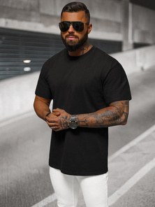 Férfi Póló Fekete OZONEE NB/MT3098