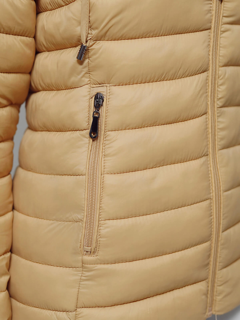 Női Kabát Bézs OZONEE JS/16M9101/254