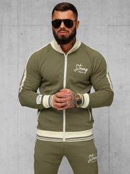 Férfi melegítő együttes khaki OZONEE O/FF5030AB