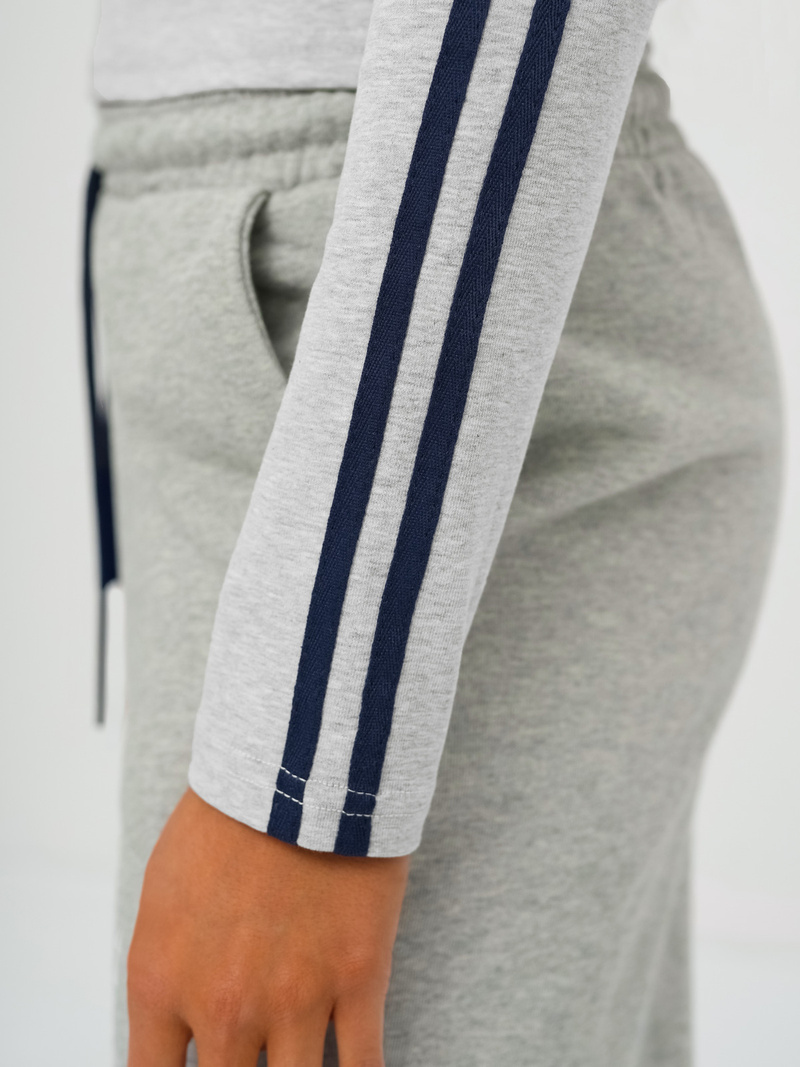 Kétrészes női tréning szett szürke OZONEE JS/M60815AB