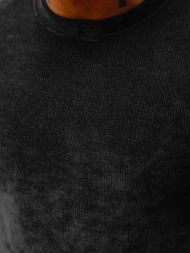 Férfi pulóver Fekete OZONEE O/D7289