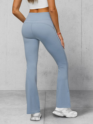 Női leggings széles lábakkal világos-kék OZONEE JS/17K588/9