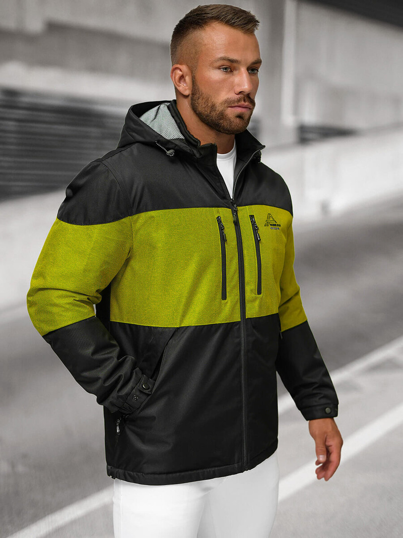 Férfi dzseki fekete OZONEE JS/22M310/392Z