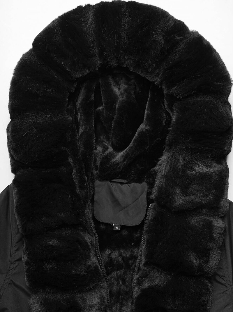 Női téli kabát fekete OZONEE JS/11Z8089