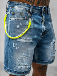 Férfi Rövidnadrág Kék OZONEE O/VIP-2441