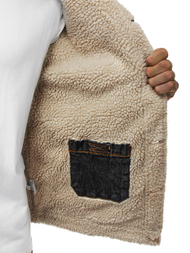 Férfi farmer dzseki grafit OZONEE JB/JP1109