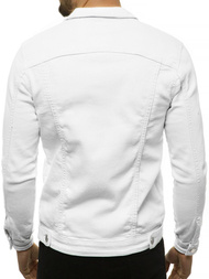 Férfi farmer dzseki fehér OZONEE G/620