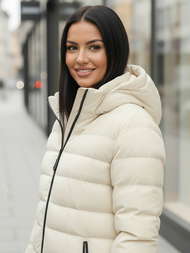 Női téli kabát Ecru OZONEE JS/M769/281