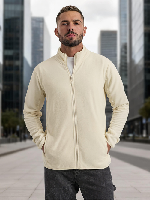 Férfi pulóver ecru OZONEE JS/HH016/1