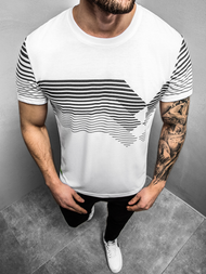 Férfi póló Fehér OZONEE JS/KS2058Z