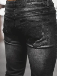 Férfi Farmer Nadrág Fekete OZONEE NB/MP0066N