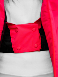 Női téli kabát rózsaszín-neon OZONEE JS/HH012/53Z