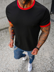 Férfi Póló Fekete OZONEE JS/8T83/3