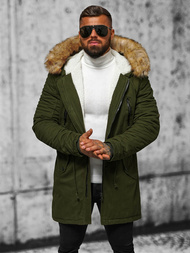 Férfi parka kabát khaki OZONEE JD/390Z