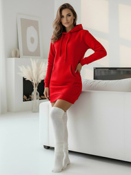 Női kapucnis pulóver piros OZONEE JS/YS10003/18Z