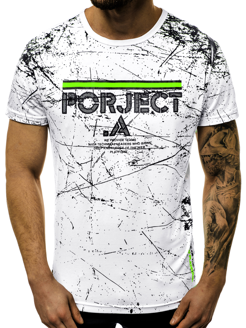 Férfi póló Fehér OZONEE JS/SS10917