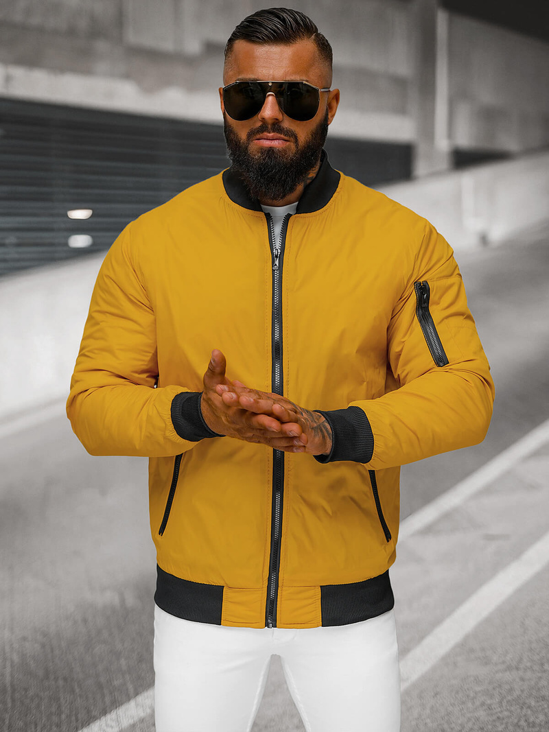 Férfi bomber dzseki camel OZONEE JS/AK95Z