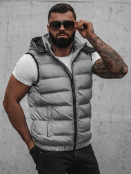 Férfi Mellény Szürke OZONEE N/7129Z