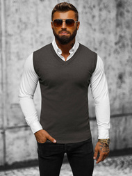 Férfi Pulóver Grafit OZONEE NB/MM6005/3Z