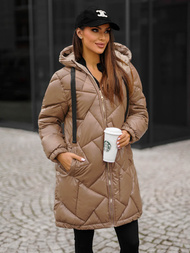 Női téli kabát camel OZONEE JS/5M3189/84Z