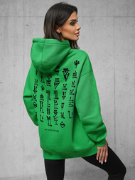 Kapucnis felső zöld OZONEE O/SWE23017Z