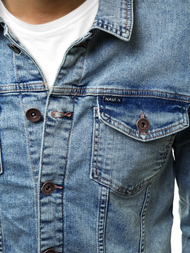 Férfi farmer dzseki világos-kék OZONEE BN/6075