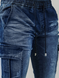 Férfi Nadrág Jogger Sötét-Kék OZONEE NB/MP0130BS