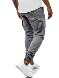 Férfi nadrág jogger Szürke OZONEE A/1005