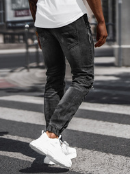 Férfi Nadrág Jogger Fekete OZONEE NB/MP0077N