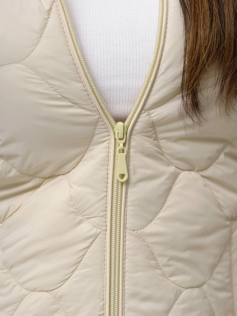 Női kabát ecru OZONEE JS/16M9239/62