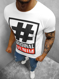 Férfi Póló Fehér OZONEE O/1295