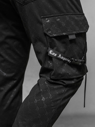 Férfi Melegítő Nadrág Fekete OZONEE O/PS6021