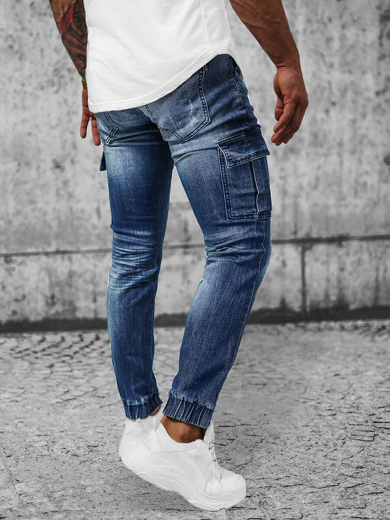 Férfi Nadrág Jogger Sötét-Kék OZONEE NB/MP0130BS