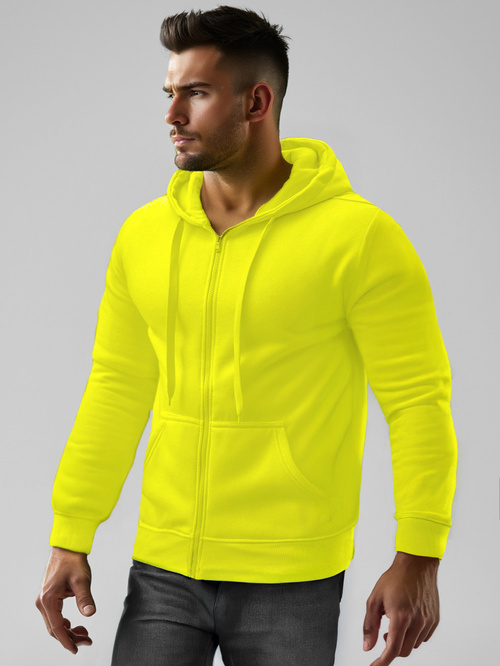 Férfi Melegítő felső Sárga neon OZONEE JS/2008