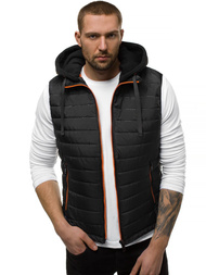 Férfi mellény Fekete OZONEE N/6102Z