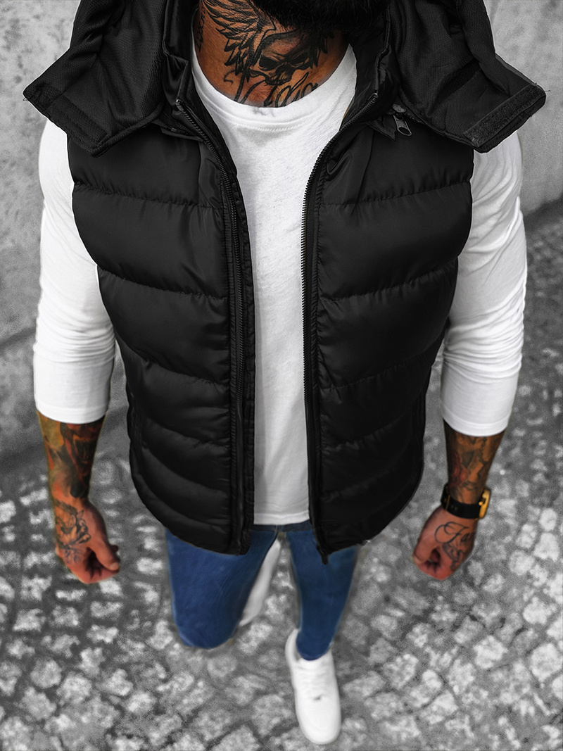 Férfi Mellény Fekete OZONEE N/7129