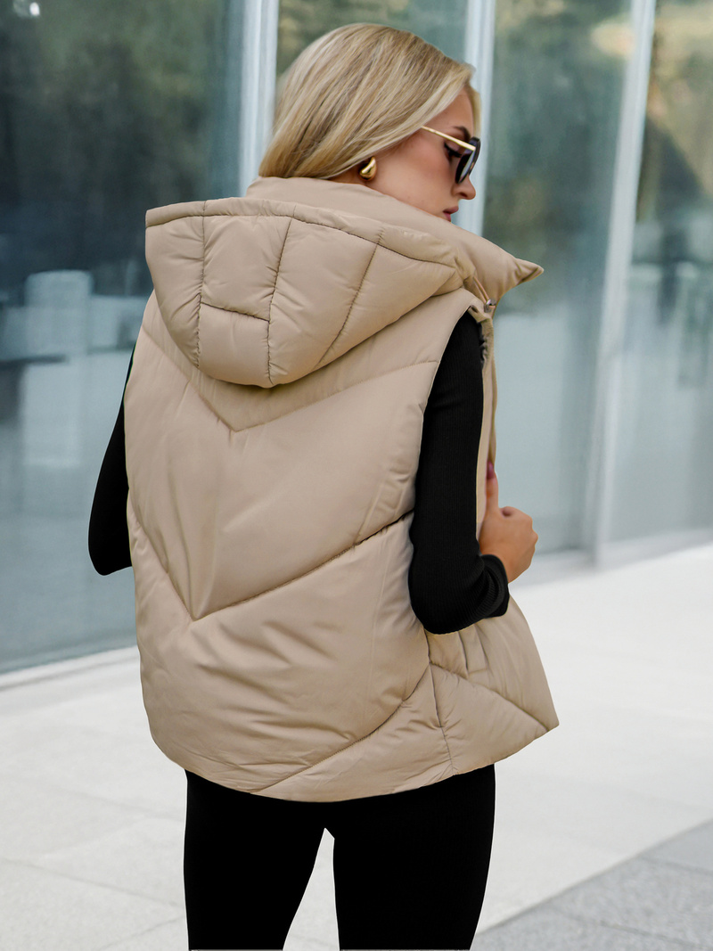 Női Mellény Bézs OZONEE JS/16M9291/62