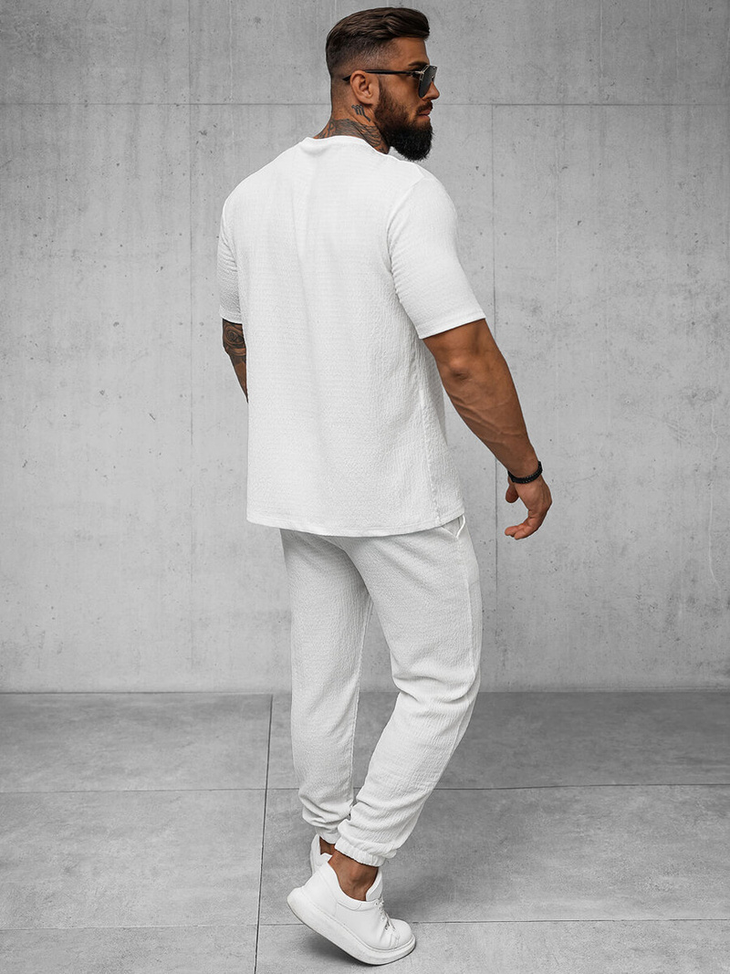 Férfi Póló Fehér OZONEE O/Y960T