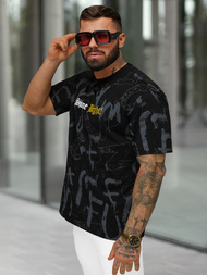 Férfi Póló Fekete OZONEE O/YN2/621