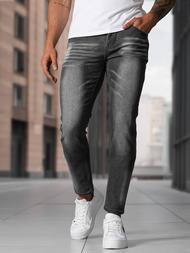 Férfi farmer nadrág grafit OZONEE NB/MP0199GSZ