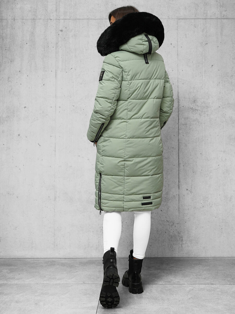 Női téli kabát mentol OZONEE O/W377