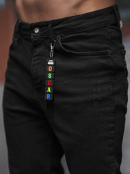 Férfi Nadrág Jogger Fekete OZONEE DO/6101