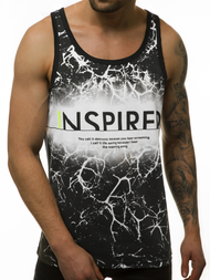 Férfi trikó Fehér OZONEE JS/SS11050