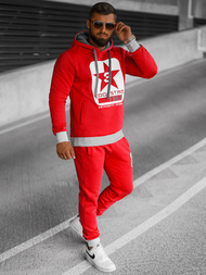 Férfi melegítő együttes piros OZONEE JS/8C59/18Z