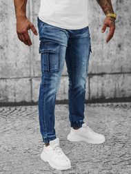 Férfi Nadrág Jogger Sötét-Kék OZONEE NB/MP0130BS