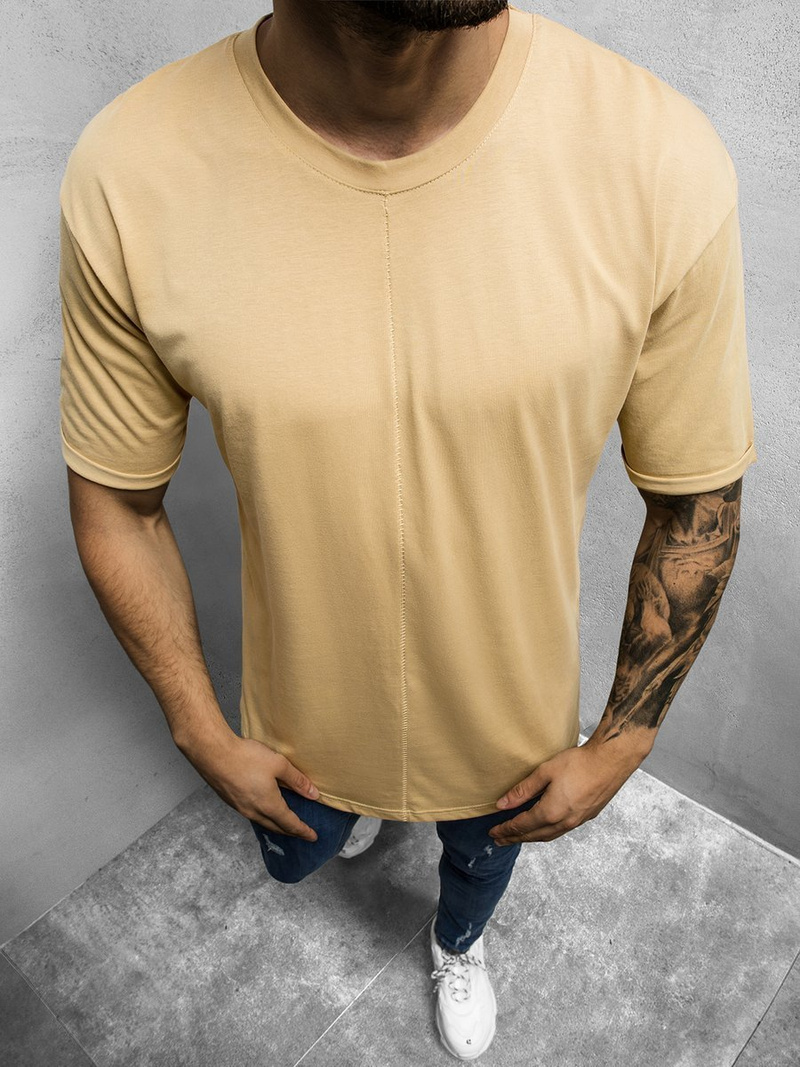 Férfi póló Bézs OZONEE MR/21576Z