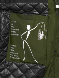 Női téli kabát khaki OZONEE O/W377