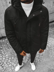 Férfi Steppelt Kabát Fekete OZONEE JS/M717/392