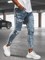 Férfi Farmer Nadrág Világos-Kék OZONEE DP/214