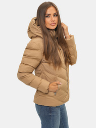 Női téli kabát Bézs OZONEE JS/M725/84